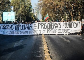 En Chile gritaron por la libertad de los presos políticos