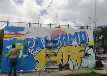 Con arte y deporte los jóvenes reclaman justicia en el sur de Bogotá