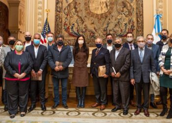 Encuentro de la CGT con la Embajada de EEUU