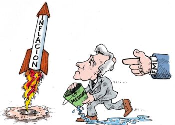 Siguiendo a la inflación