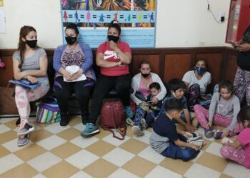 Protesta por vivienda en la Municipalidad