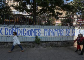 Protestas de estudiantes en Chile