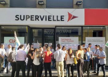 Paro total de actividades en Banco Supervielle