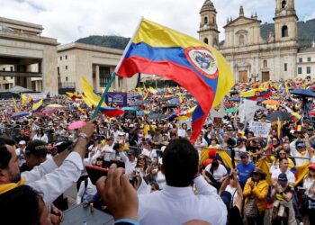 Movilizaciones en Colombia contra Petro