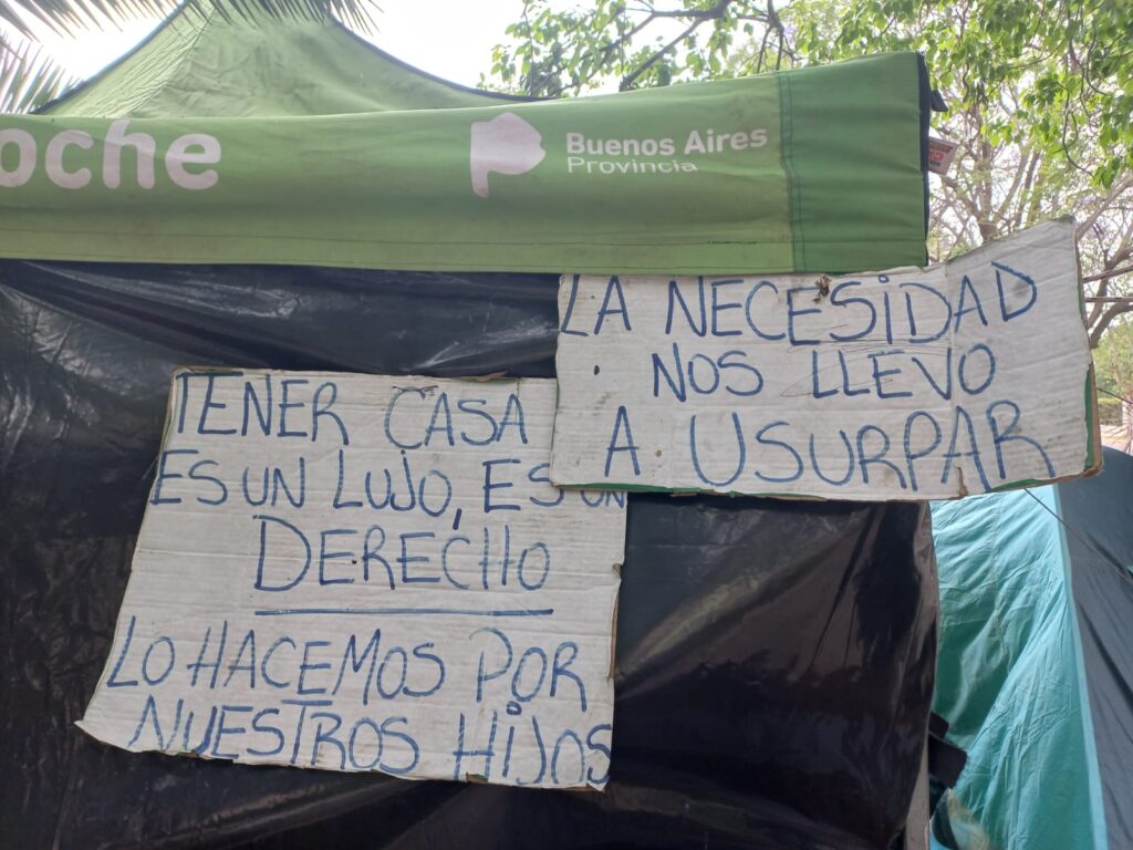 Toma de terrenos en la ciudad: desalojaron a las familias pero continúa el reclamo