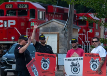 Paro empresarial del transporte de carga en Canadá