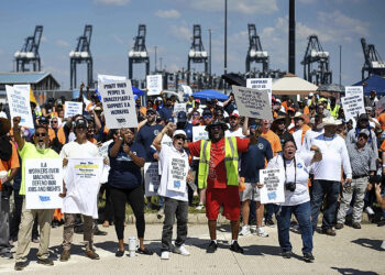 Estibadores paralizaron los puertos del este de EE.UU.