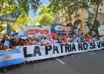 Jornada nacional de lucha “La Patria no se vende”