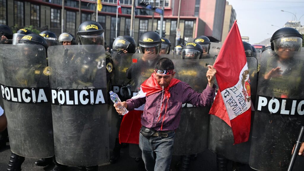 Paro nacional y movilizaciones por inseguridad en Perú