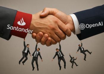 Santander acude a la IA para reducir costos laborales